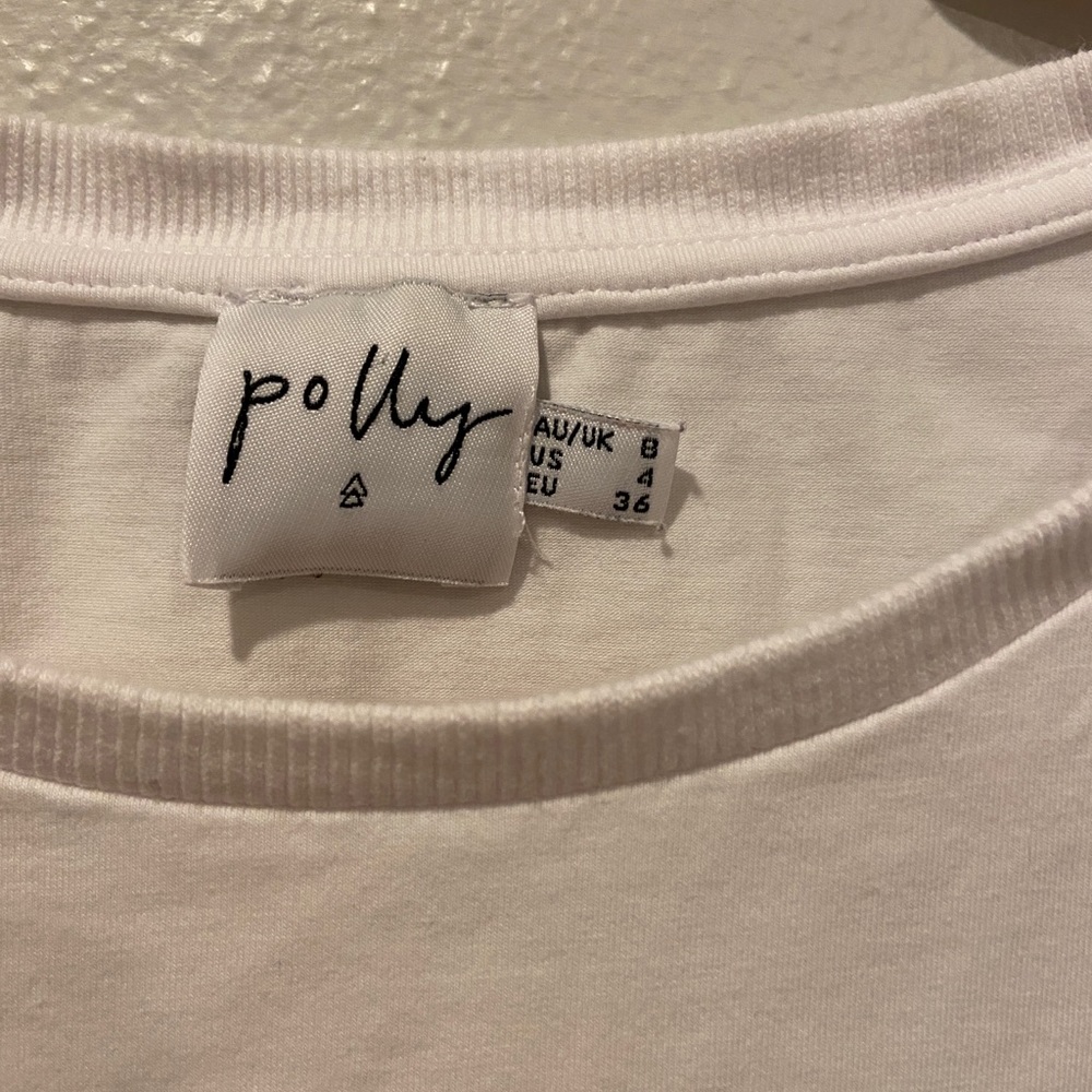 White Ruffle Top - Picture 2 of 3